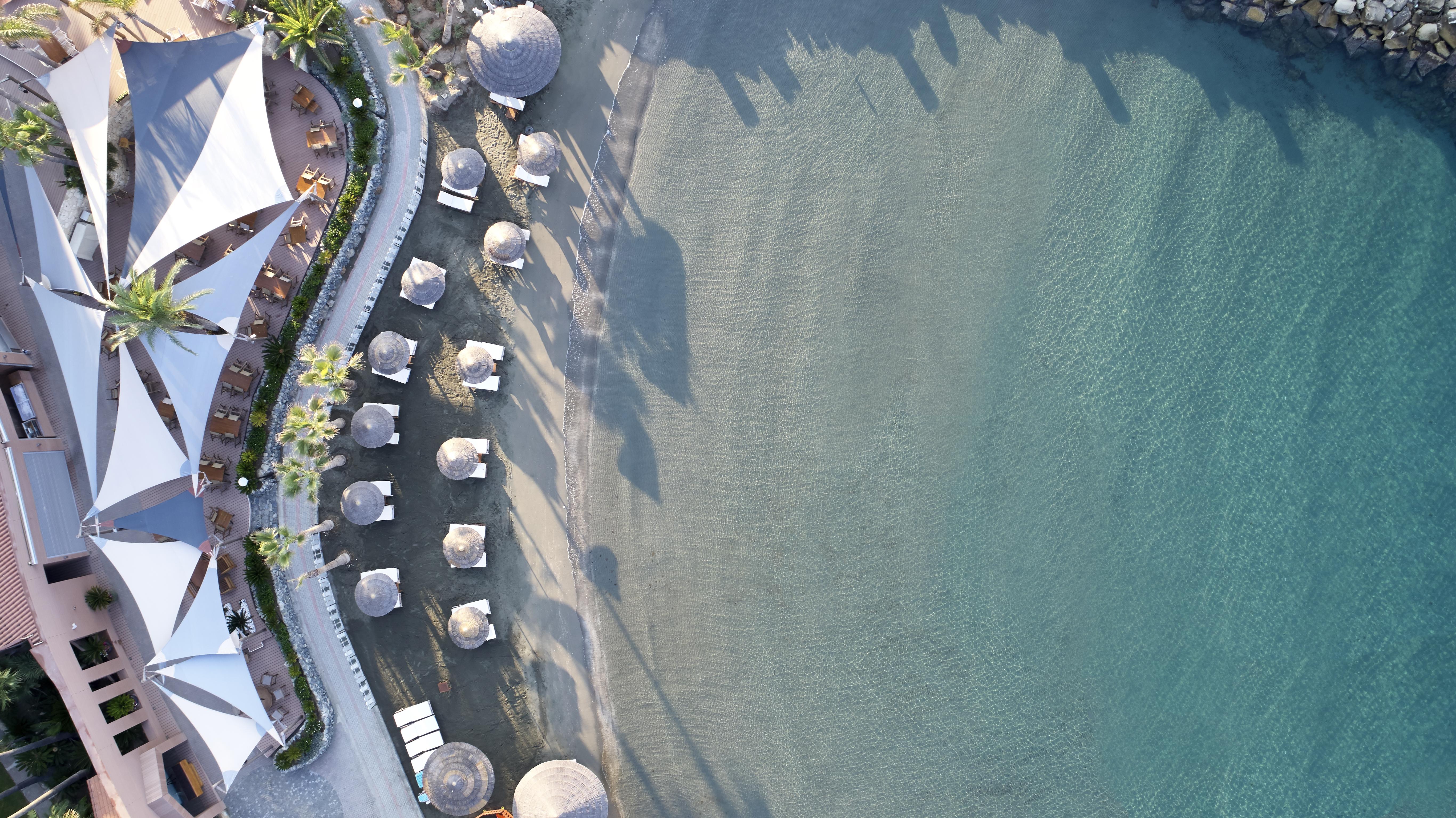 Amathus Beach Hotel Limassol Ngoại thất bức ảnh Aerial view of the beach