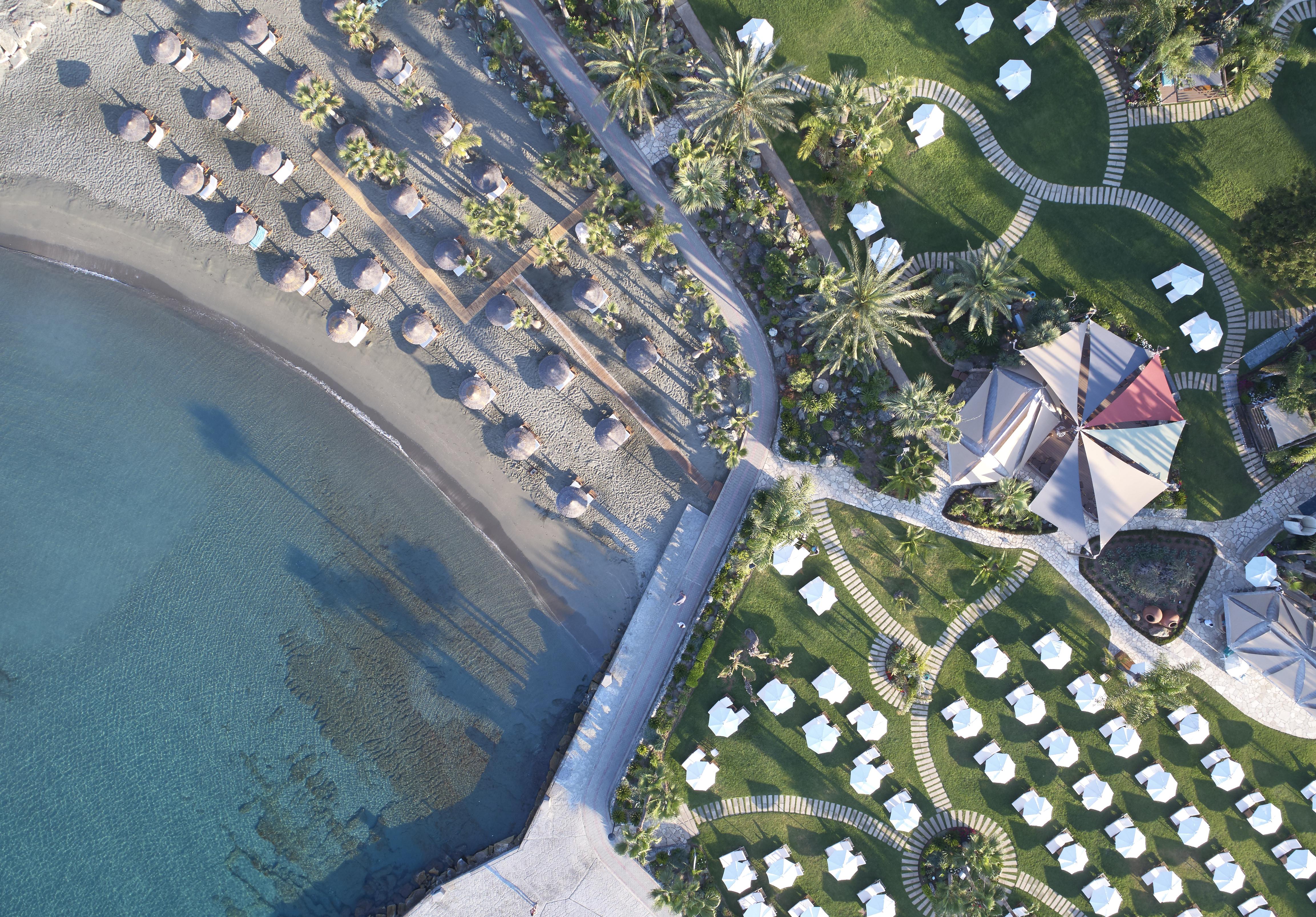 Amathus Beach Hotel Limassol Ngoại thất bức ảnh Aerial view of the beach